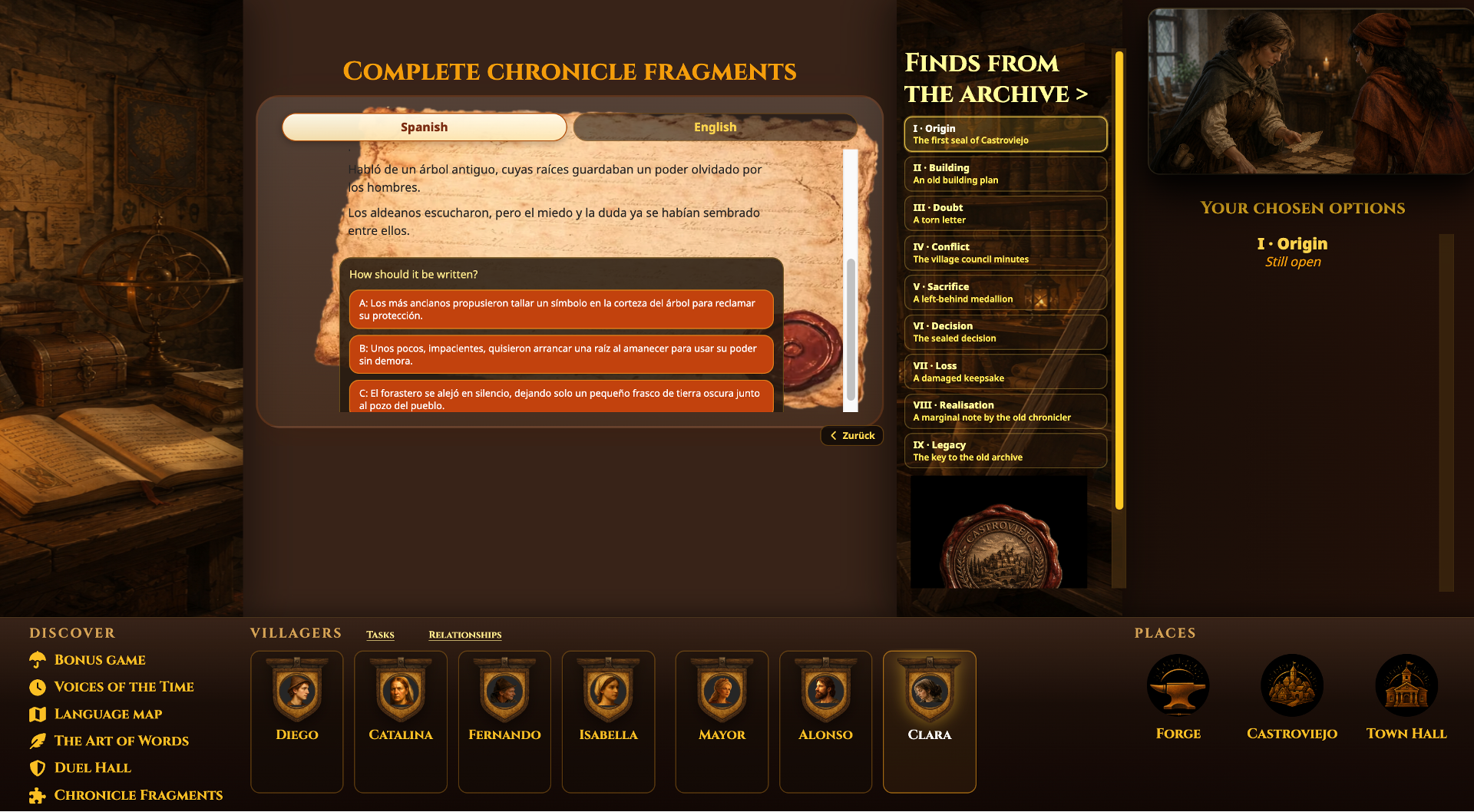 Chronicle fragments in Fornava